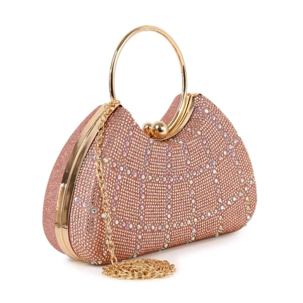 Champagne Sparkling Petite Evening Bag