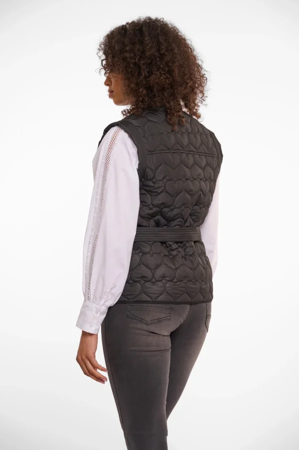 Rino & Pelle Black Quilted Vest