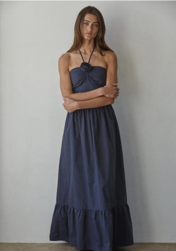 By Together Navy Rose Maxi Dress