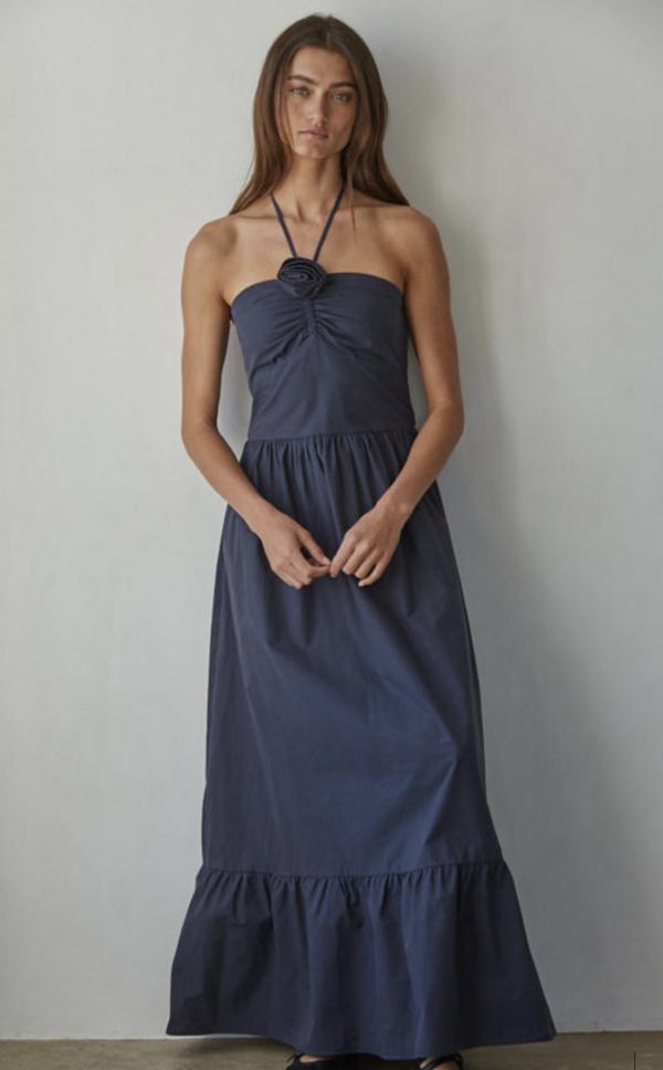 By Together Navy Rose Maxi Dress